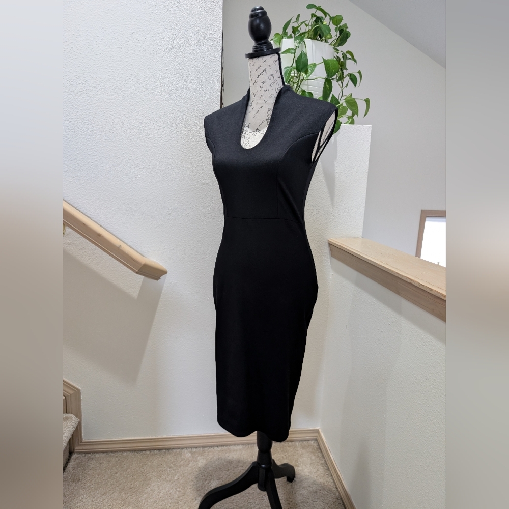 NWT Rolla Coster Bodycon Sheath Dress - Black, L